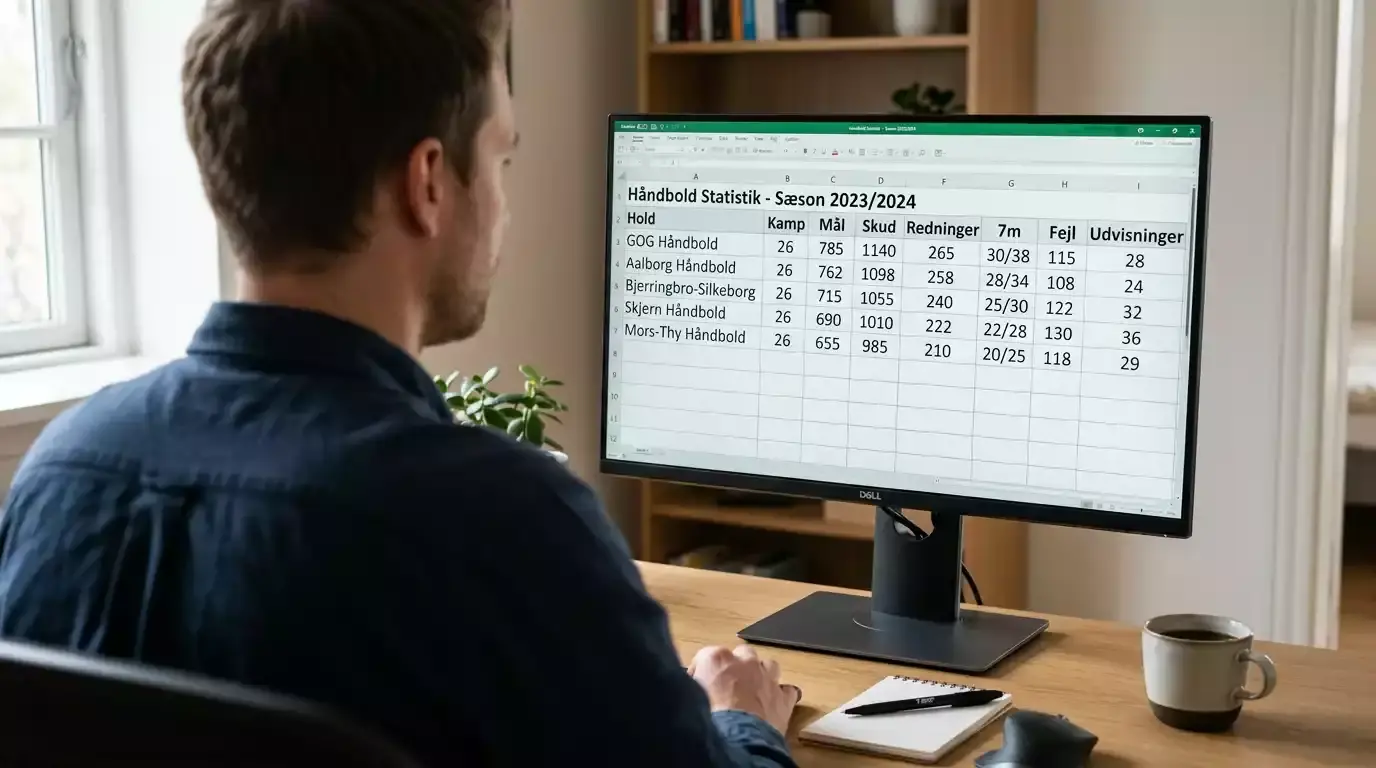 Datadrevet håndbold betting strategi med formanalyse og value betting metoder